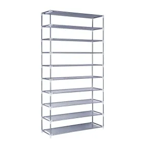 10 Tier Stackable Shoe Rack