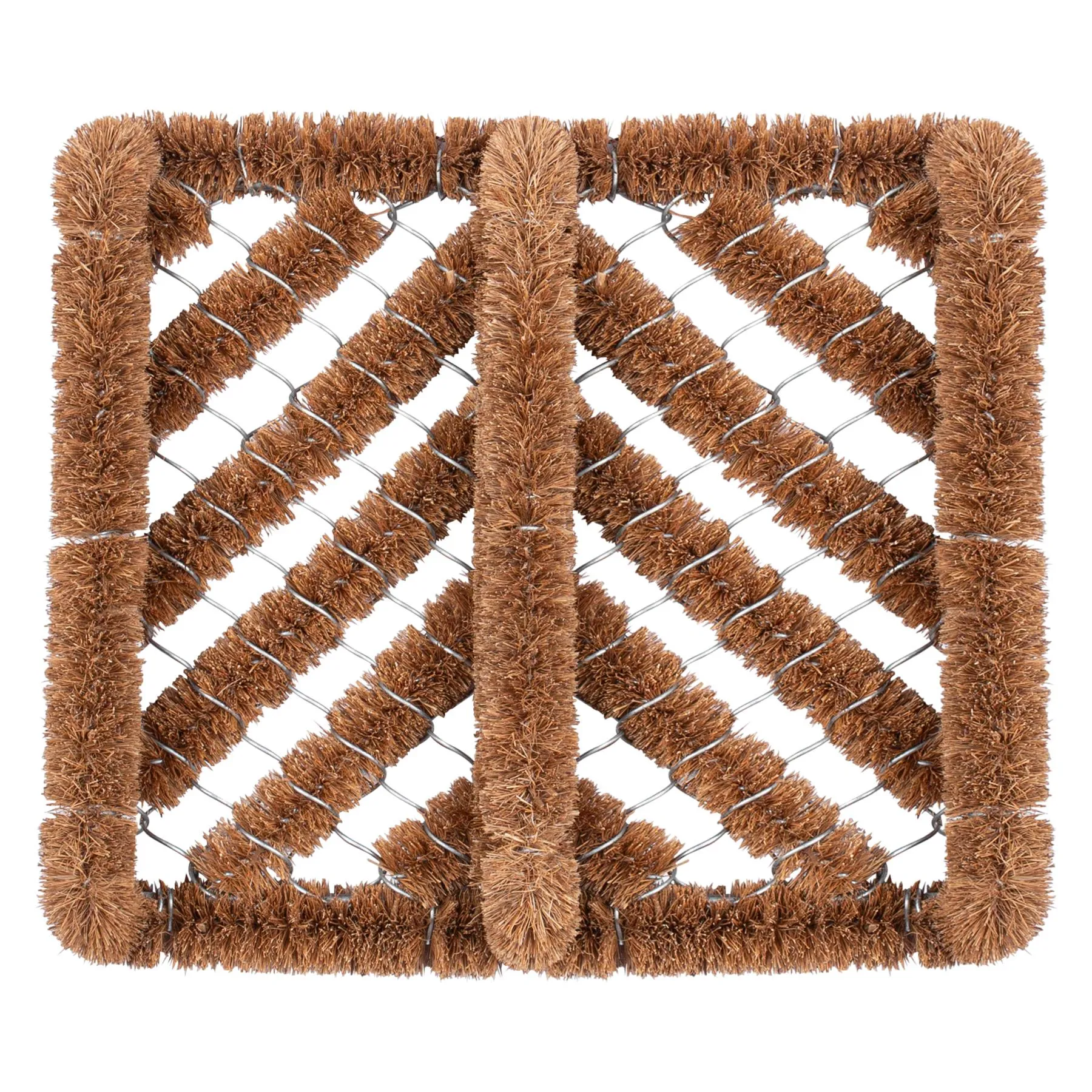 35cm x 30cm Natural Coir Scraper Door Mat - By Nicola Spring