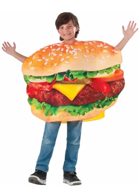 Big Burger Novelty Kids Fast Food Costume