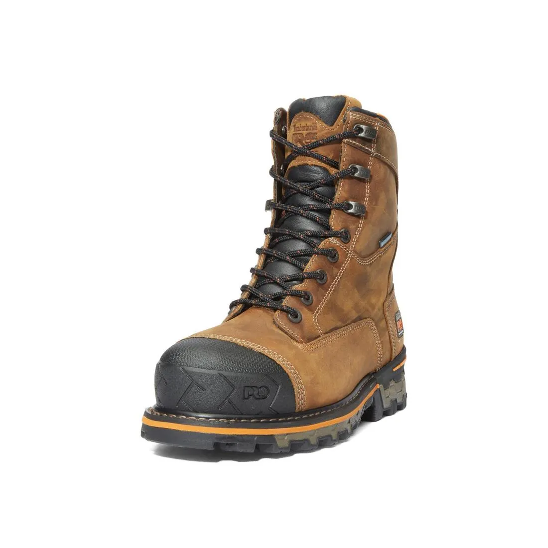 Boondock 8 Inch Composite-Toe Work Boot Brown