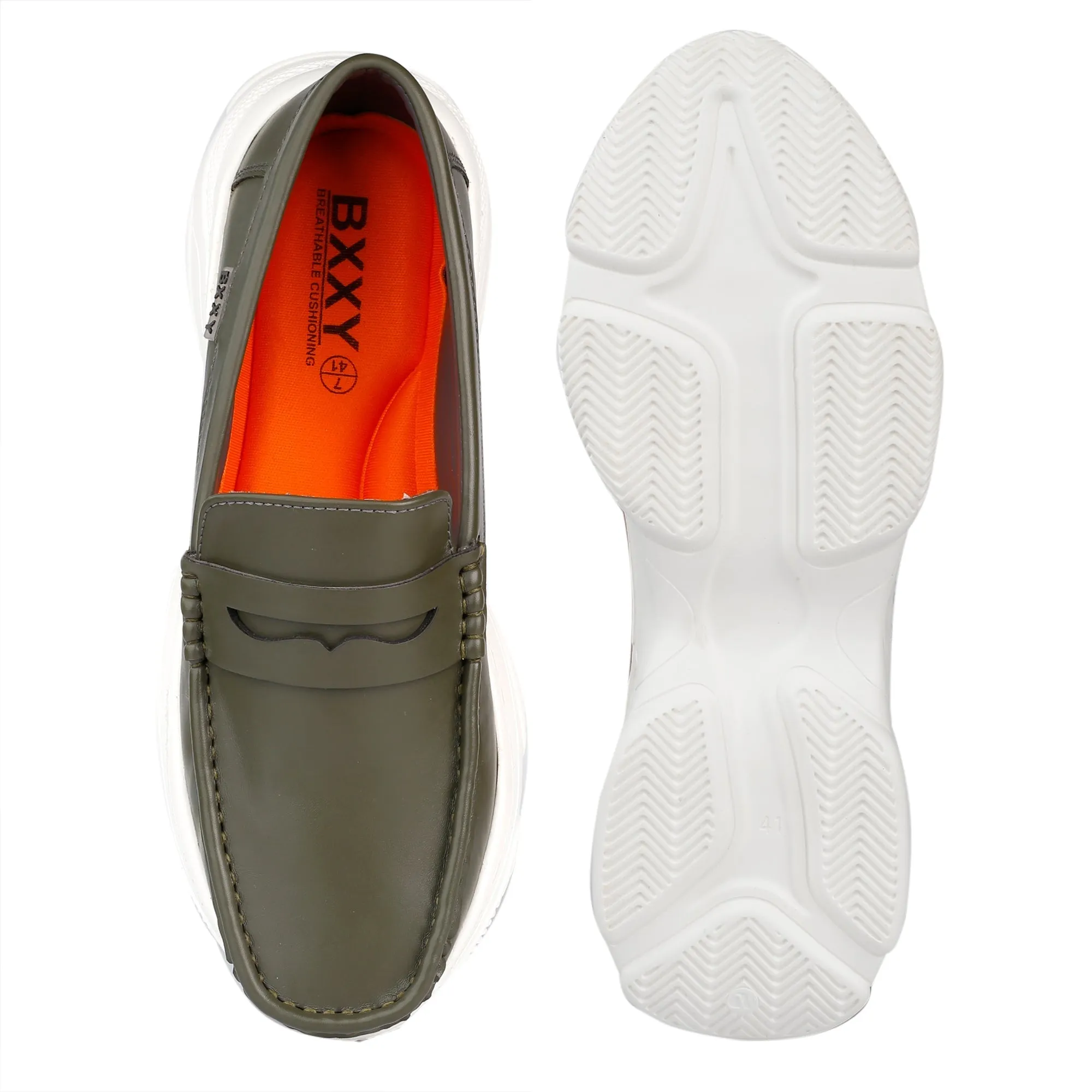 Bxxy New Stylish Men's Faux Leather Stylish Loafers