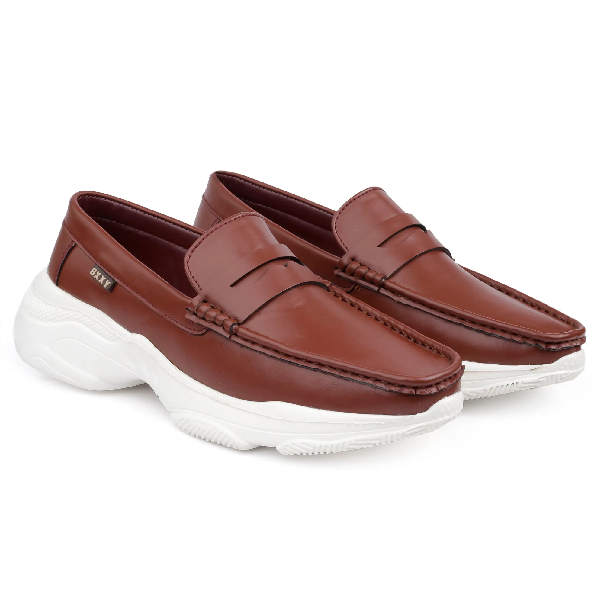 Bxxy New Stylish Men's Faux Leather Stylish Loafers