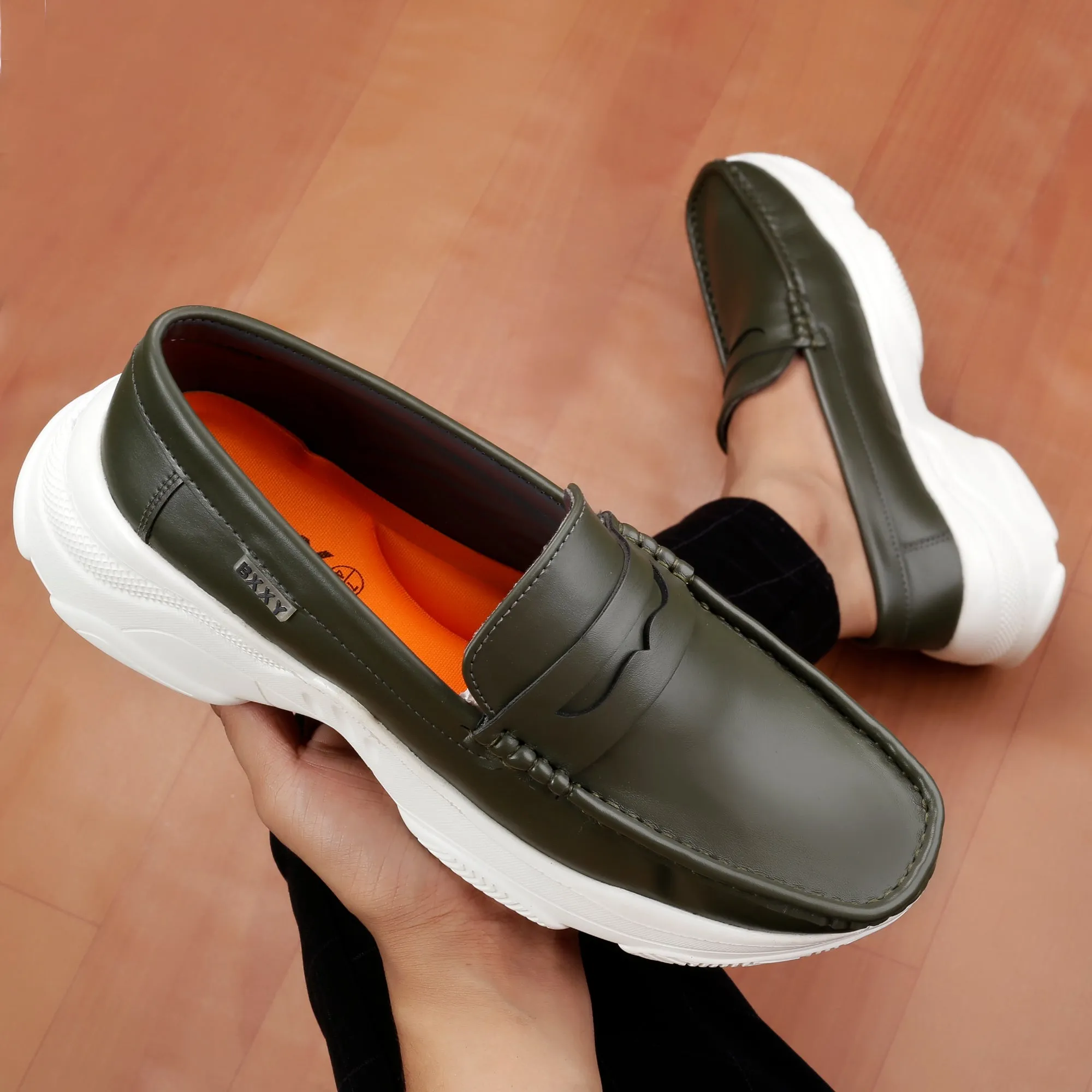 Bxxy New Stylish Men's Faux Leather Stylish Loafers