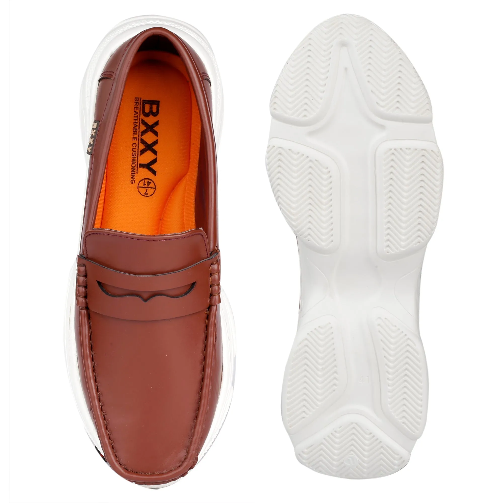 Bxxy New Stylish Men's Faux Leather Stylish Loafers