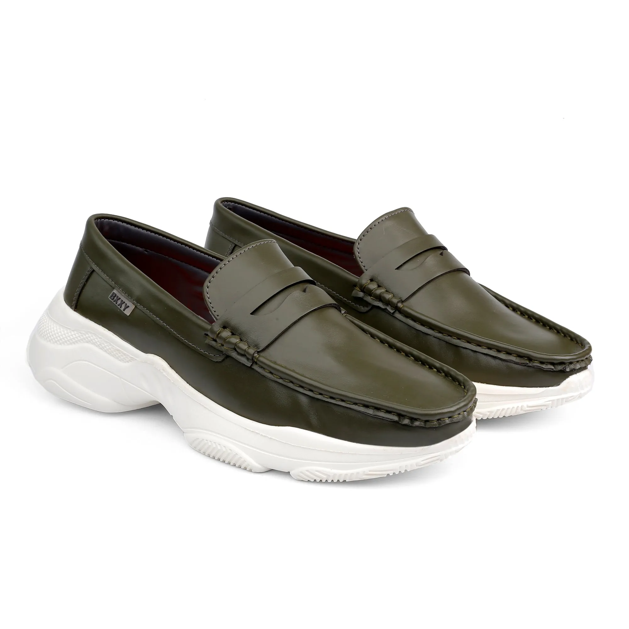 Bxxy New Stylish Men's Faux Leather Stylish Loafers