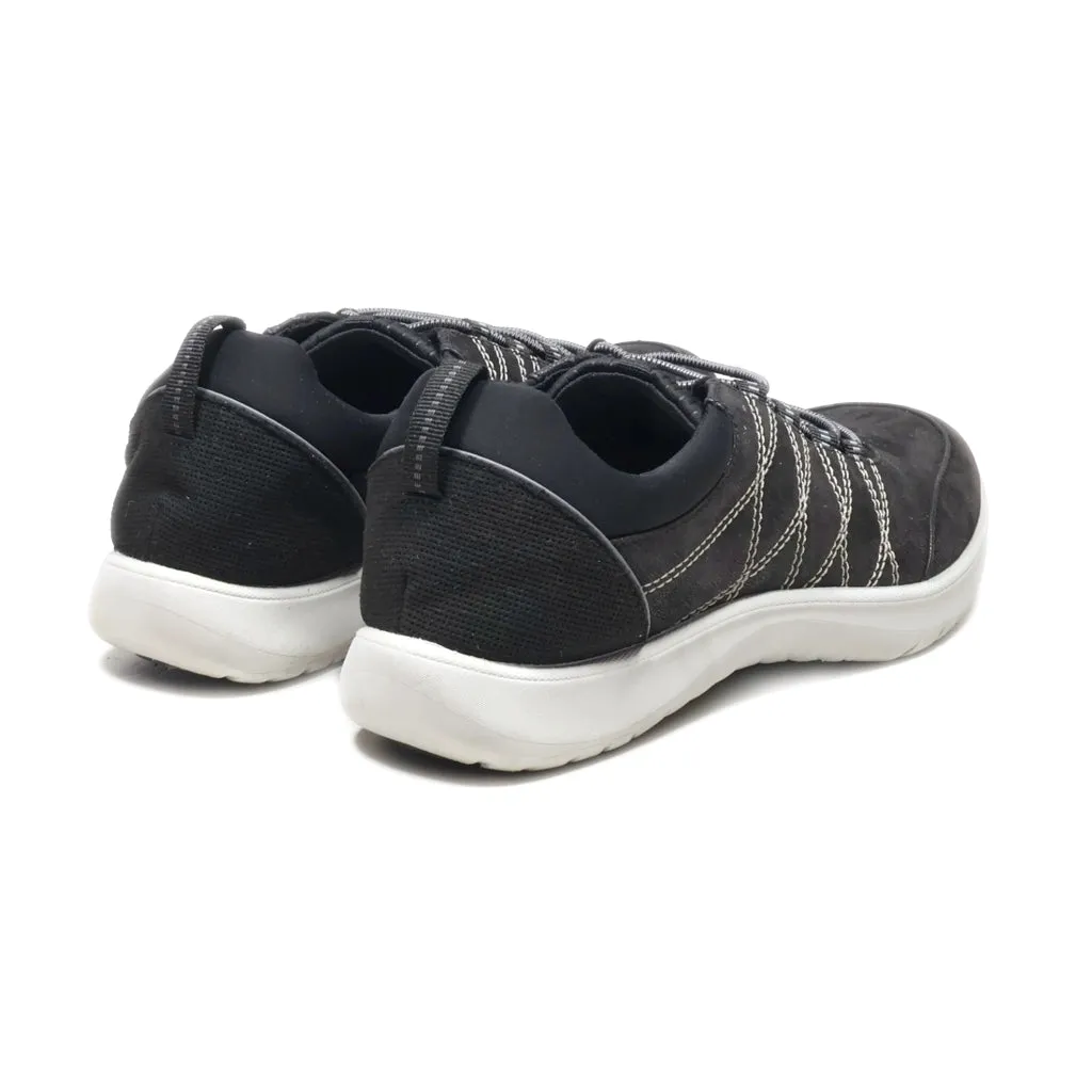 Clarks Cushion Soft Sport Shoes Leather Black Colour For Women