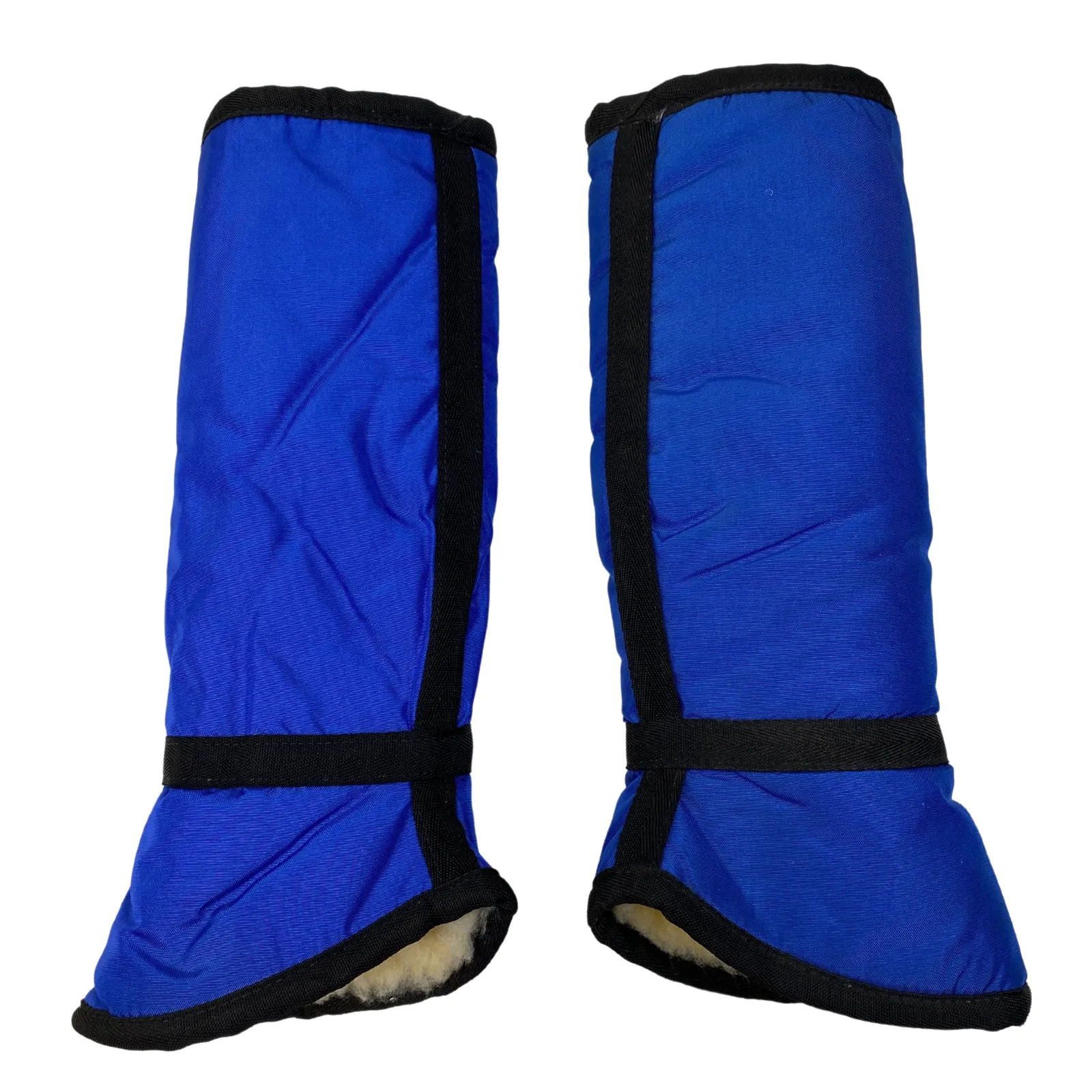 Courbette Fleece Shipping Boots in Blue - 14"