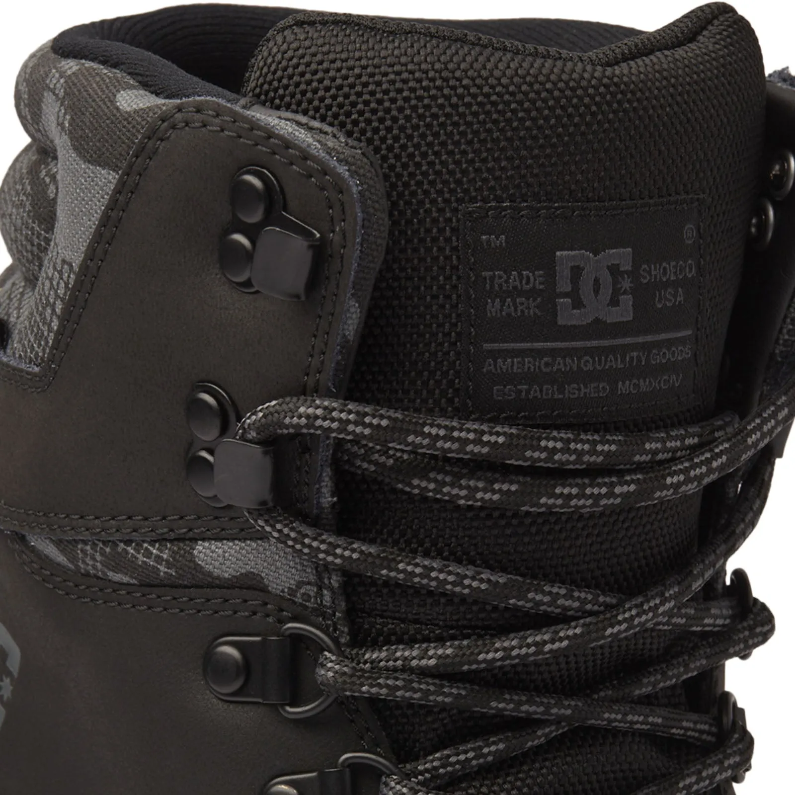 DC Shoes Mens Peary TR Mid Rise Chunky Boots