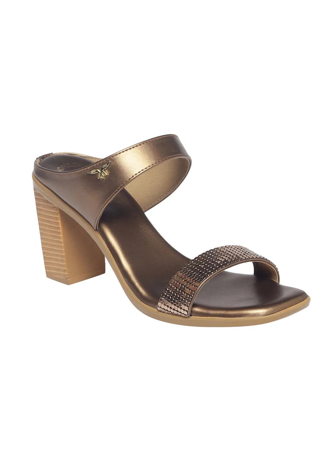 Dilys Bronze Block Heels