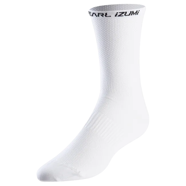 Elite Tall Cycling Sock - White