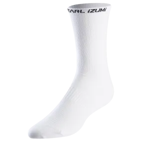 Elite Tall Cycling Sock - White