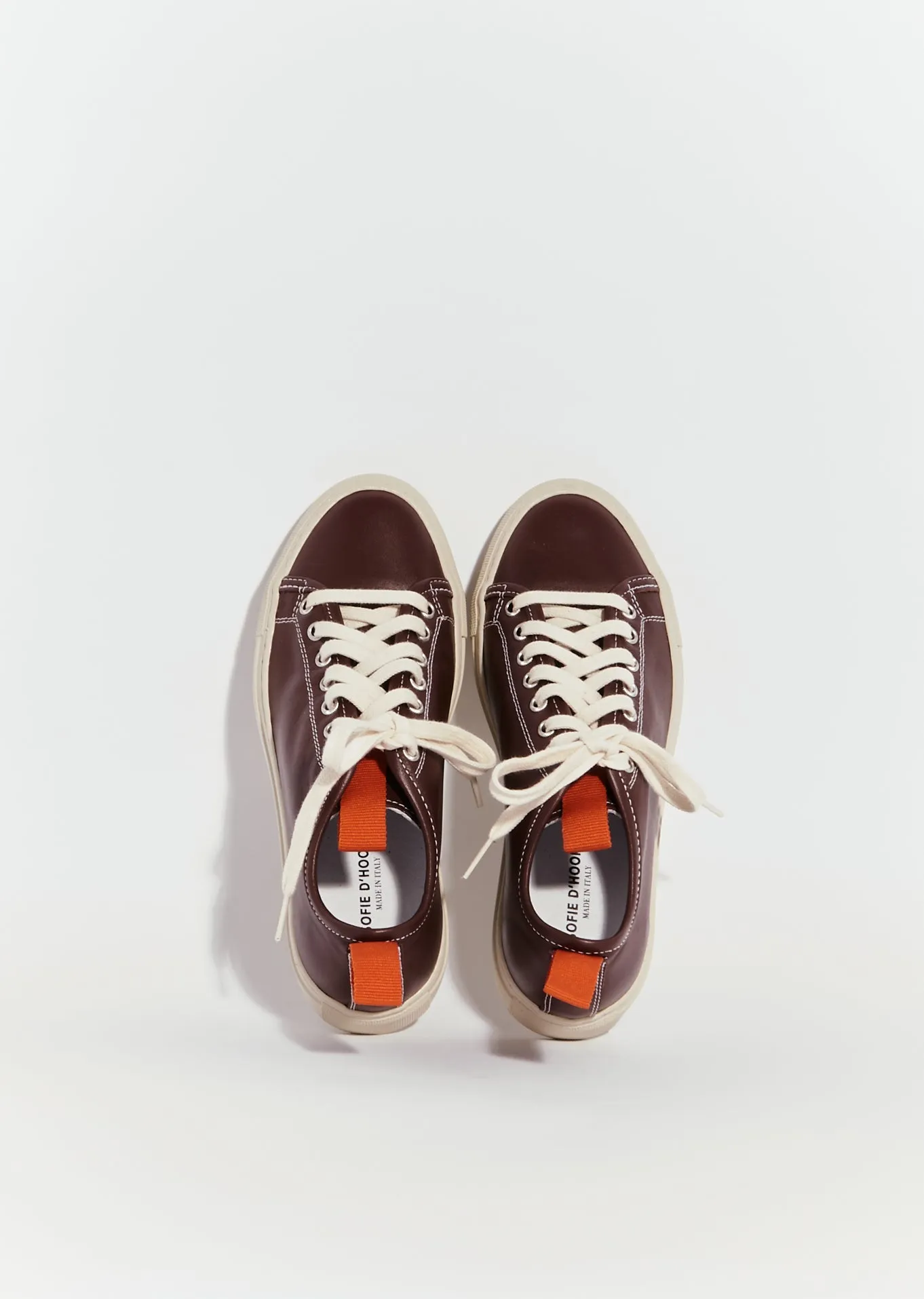 Fast Leather Sneakers —Auburn