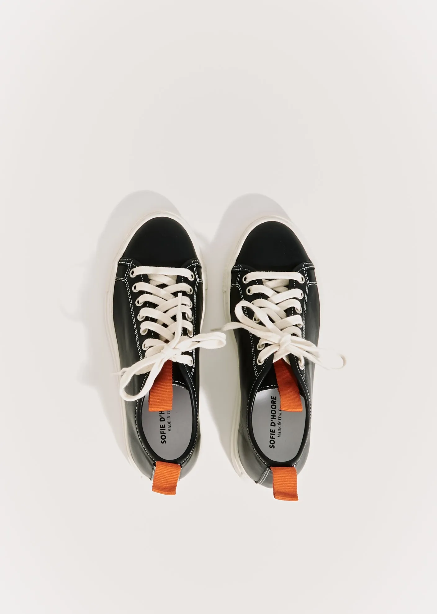 Fast Leather Sneakers — Black