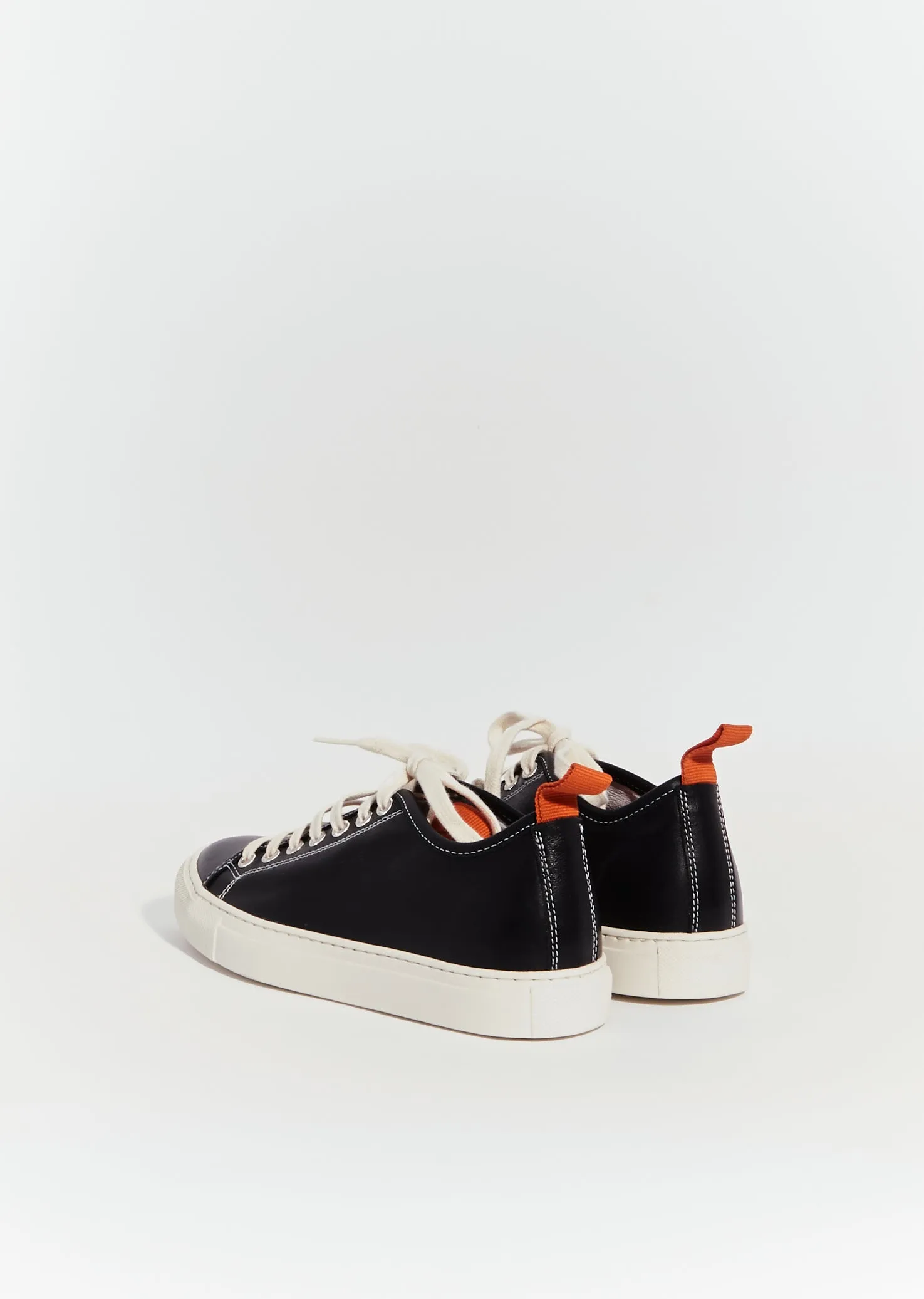 Fast Leather Sneakers — Black