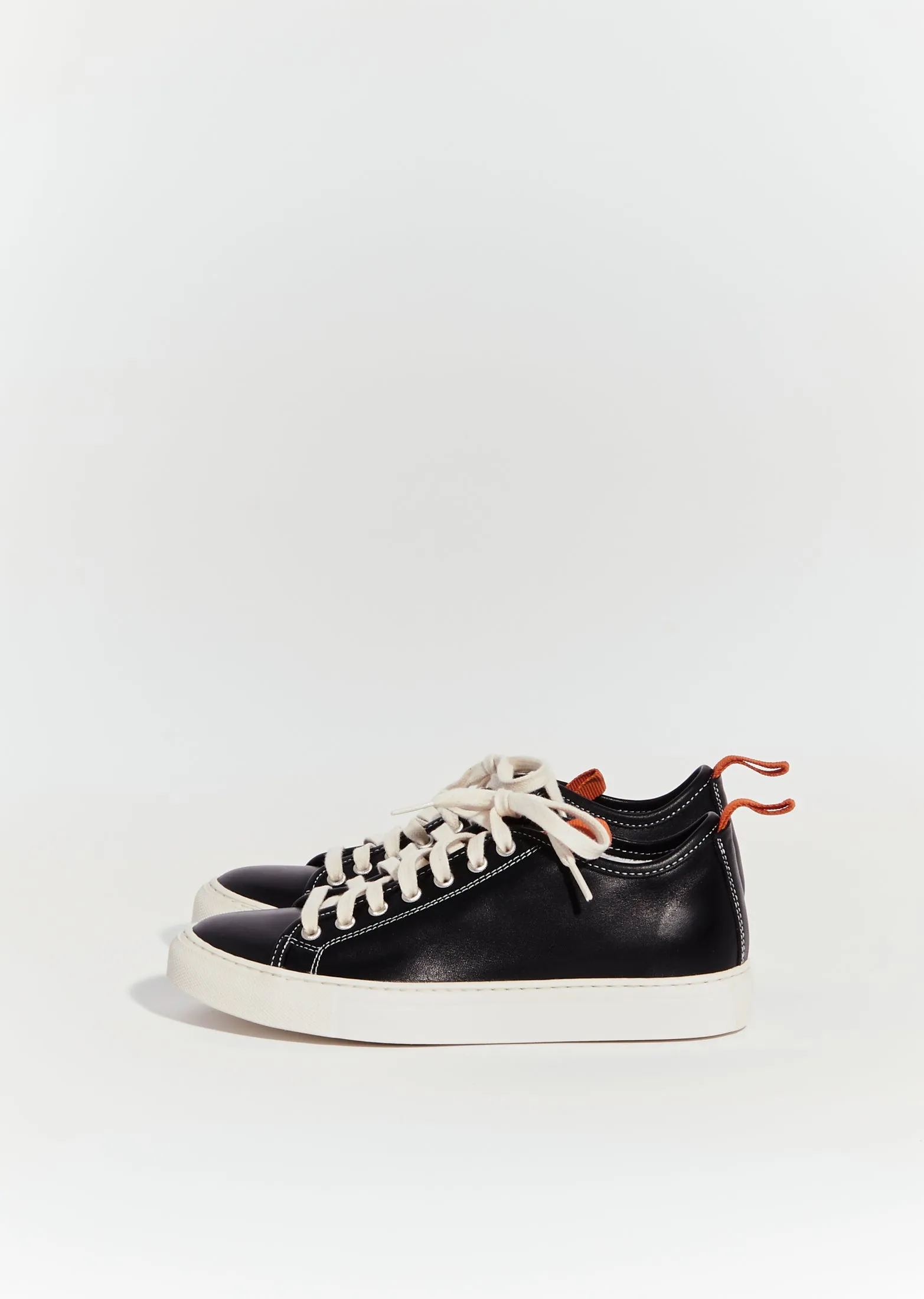 Fast Leather Sneakers — Black