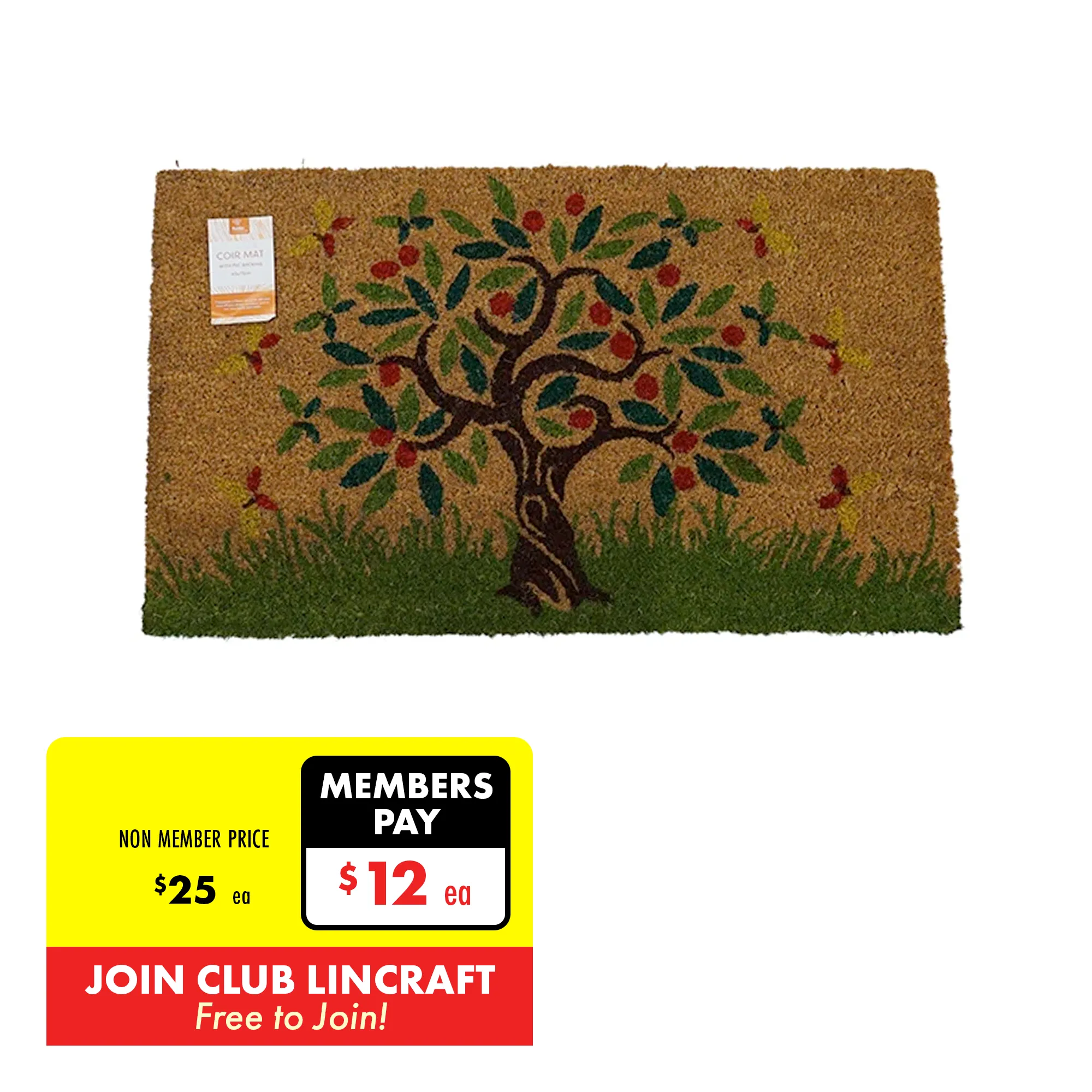 Formr Coir Door Mat- Tree of Life 2