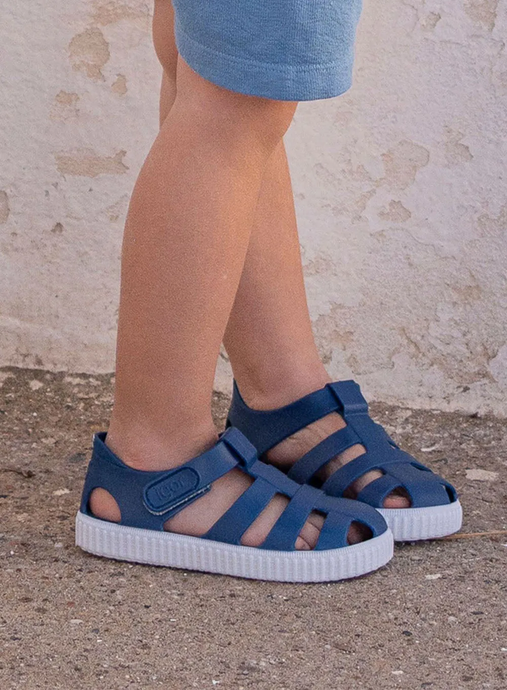 Igor Nico Fisherman Jelly Sandals in Blue