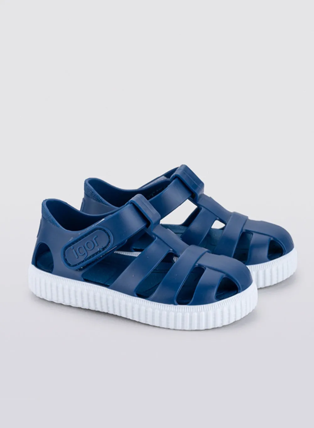 Igor Nico Fisherman Jelly Sandals in Blue