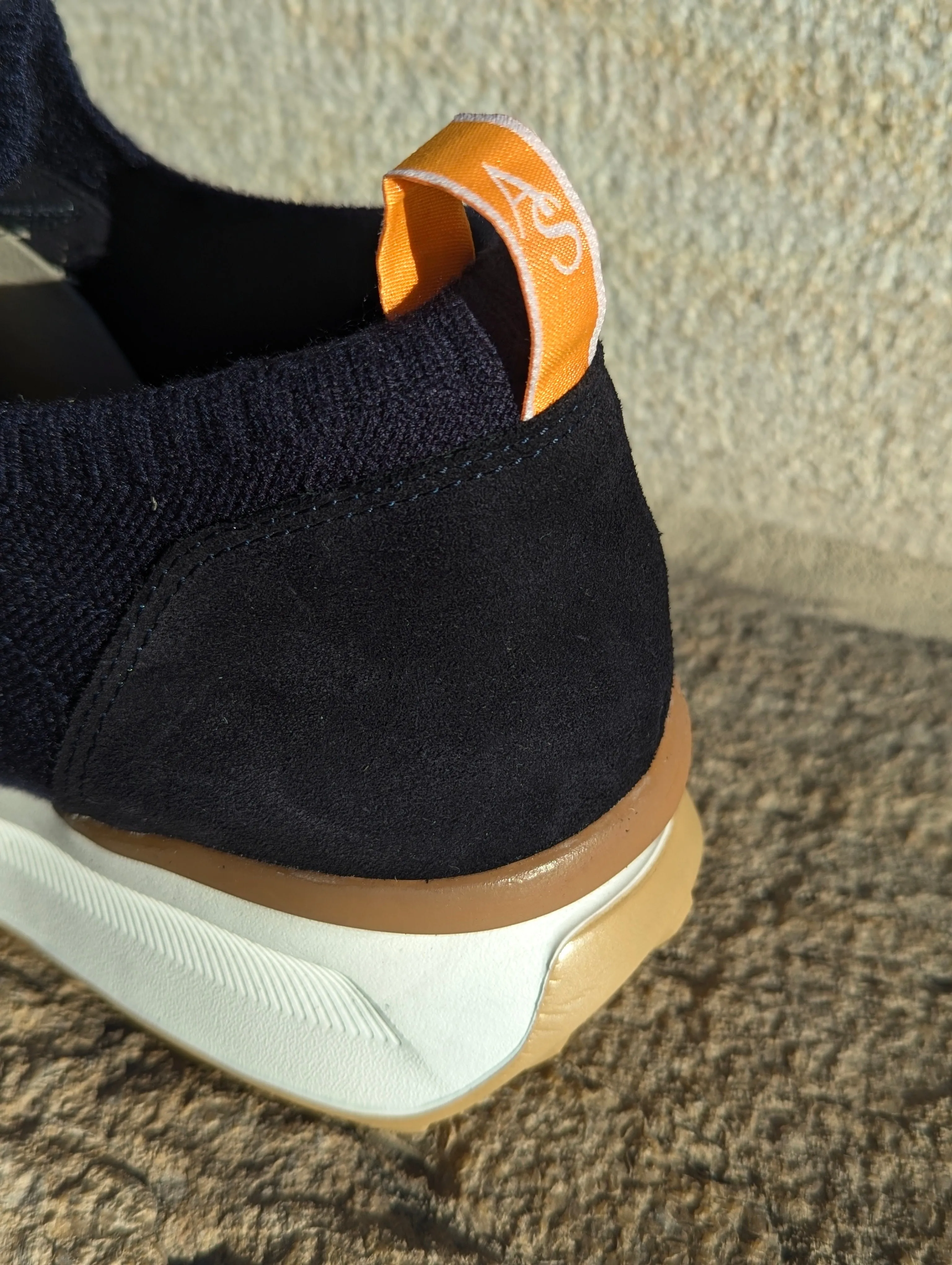 Knitted sneakers 004 - Navy tones