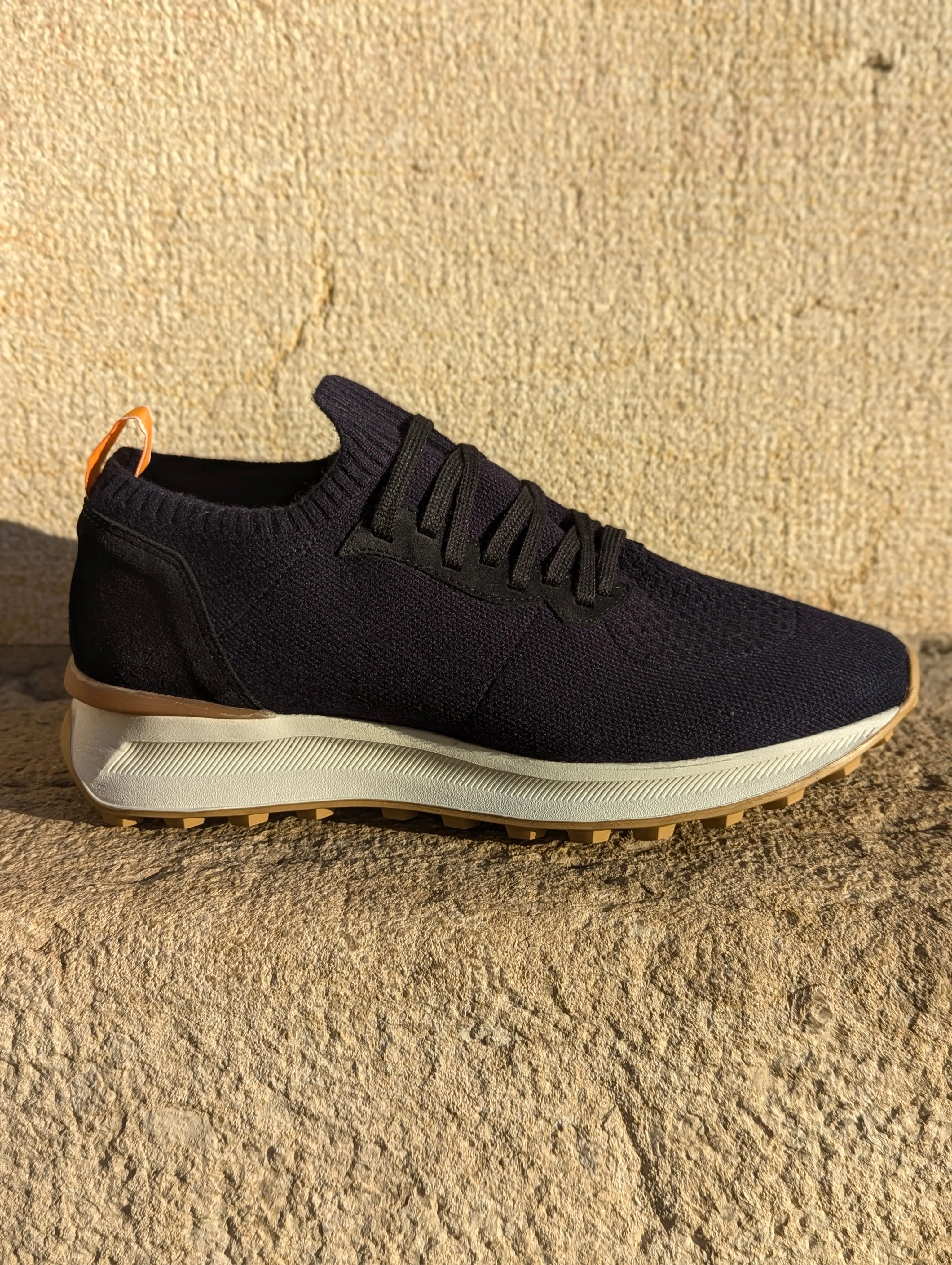 Knitted sneakers 004 - Navy tones