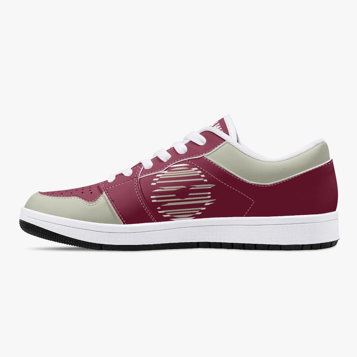 Low-Top Leather Sneakers - Tinto