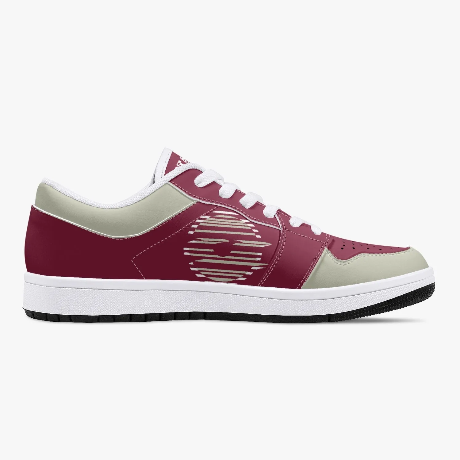 Low-Top Leather Sneakers - Tinto