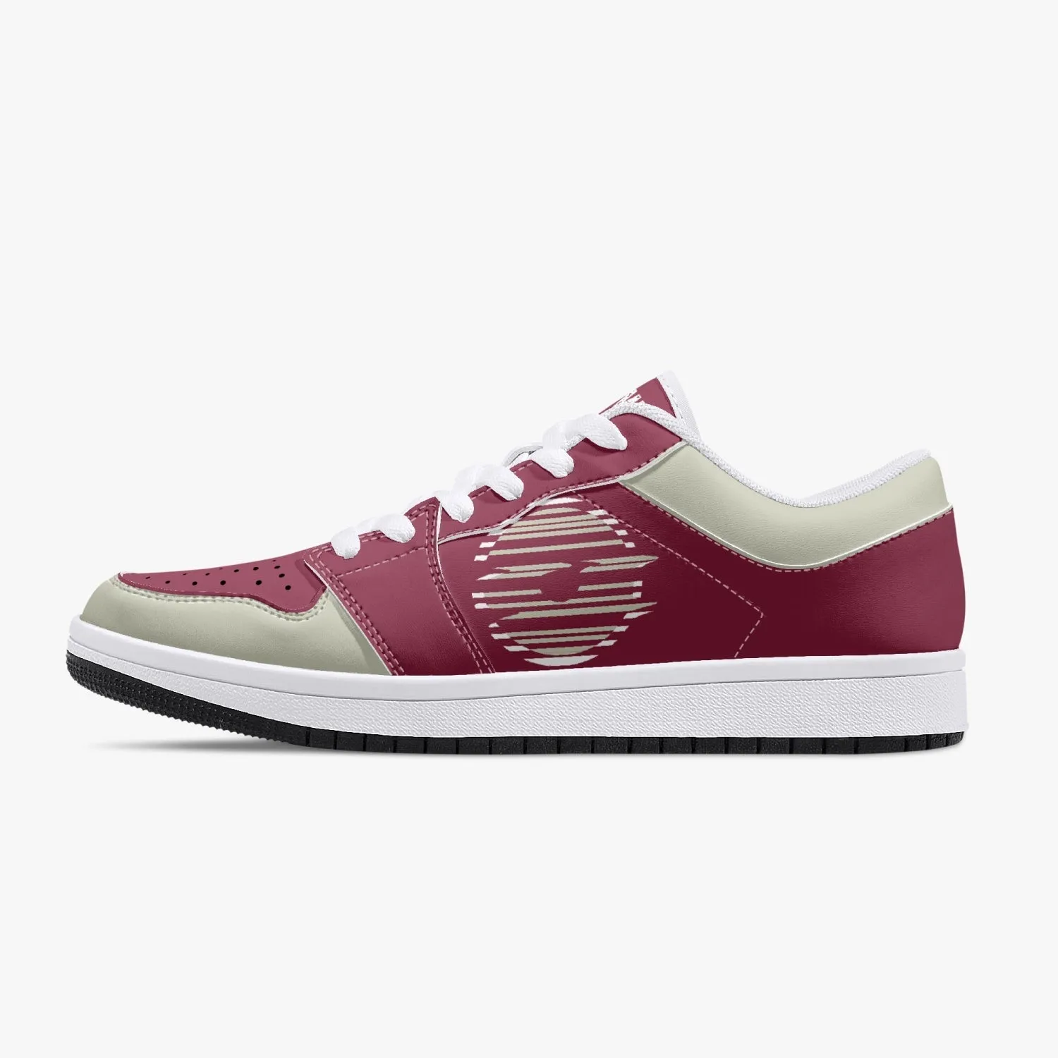 Low-Top Leather Sneakers - Tinto