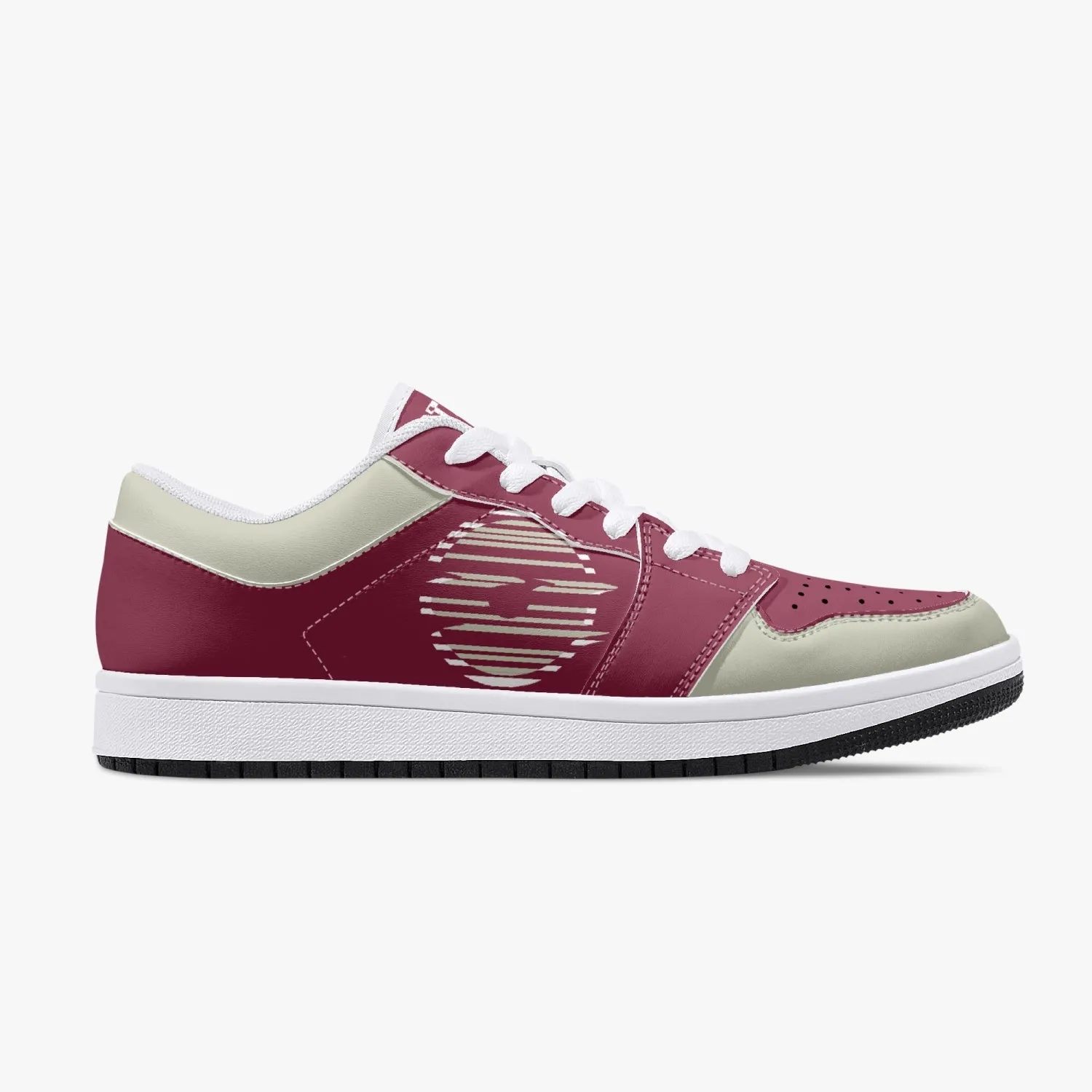 Low-Top Leather Sneakers - Tinto