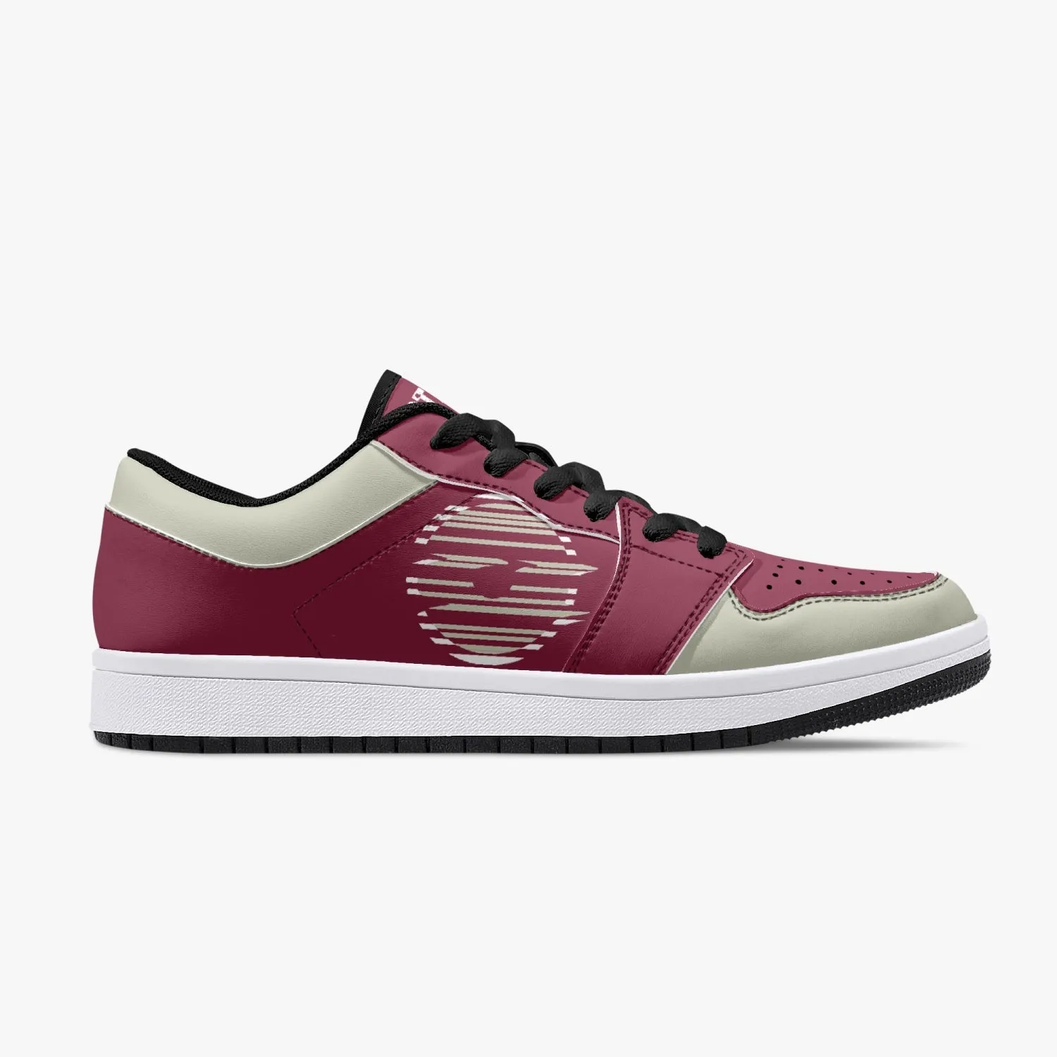 Low-Top Leather Sneakers - Tinto