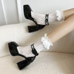 Mary Jane Chunky Heel