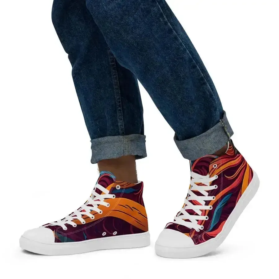 Savage stride men’s high top stylish shoes