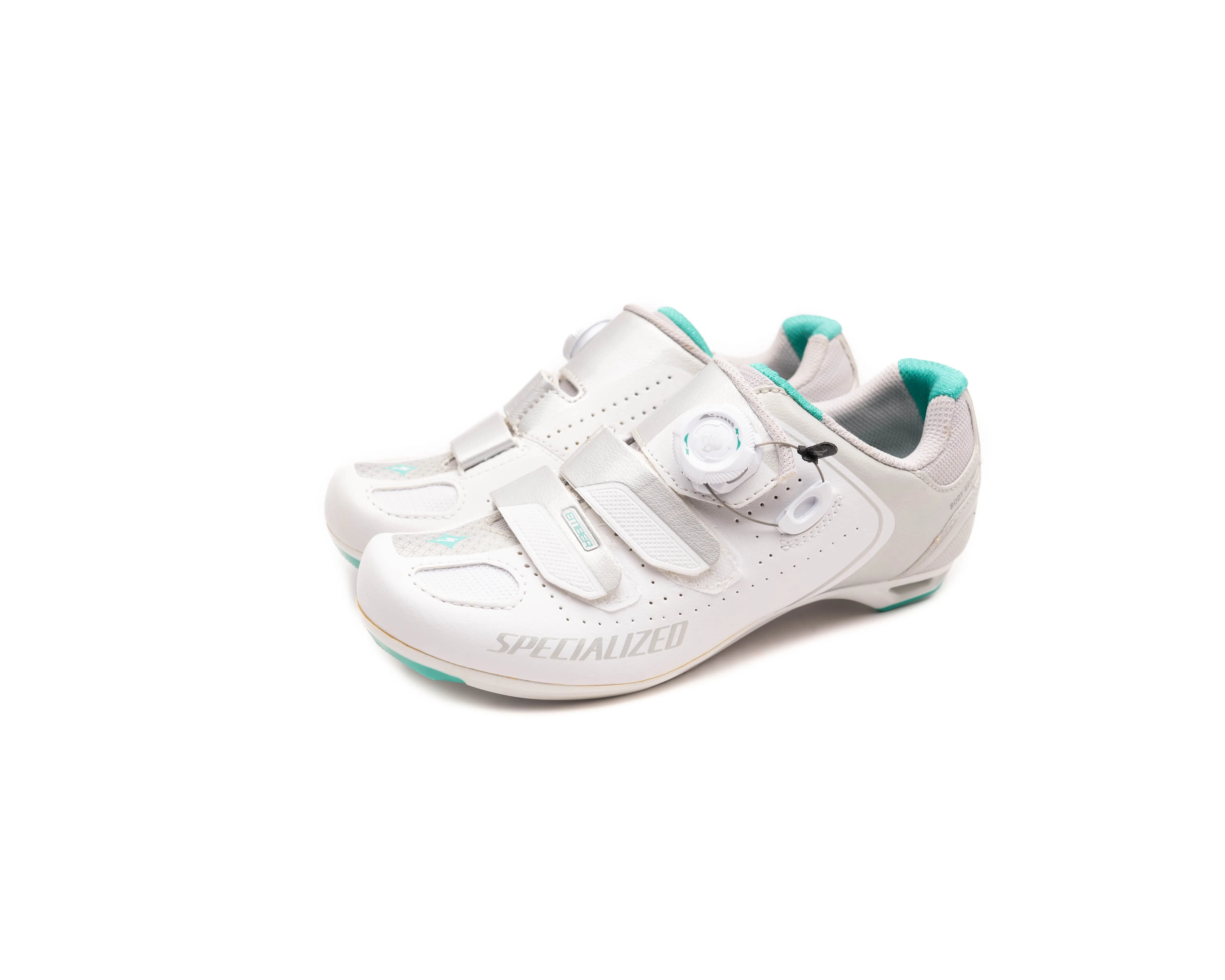 Specialized Ember Wmn Rd Shoe Wht/Emd Grn 37