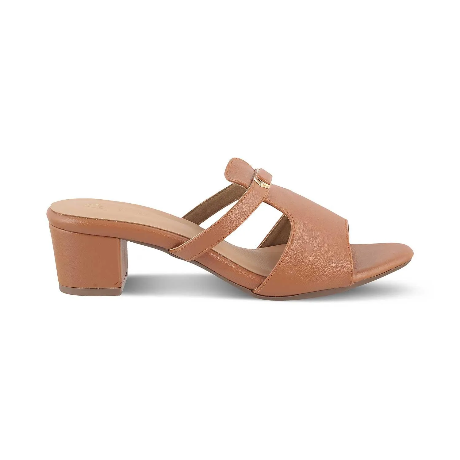 The Miso Tan Women's Dress Block Heel Sandals Tresmode